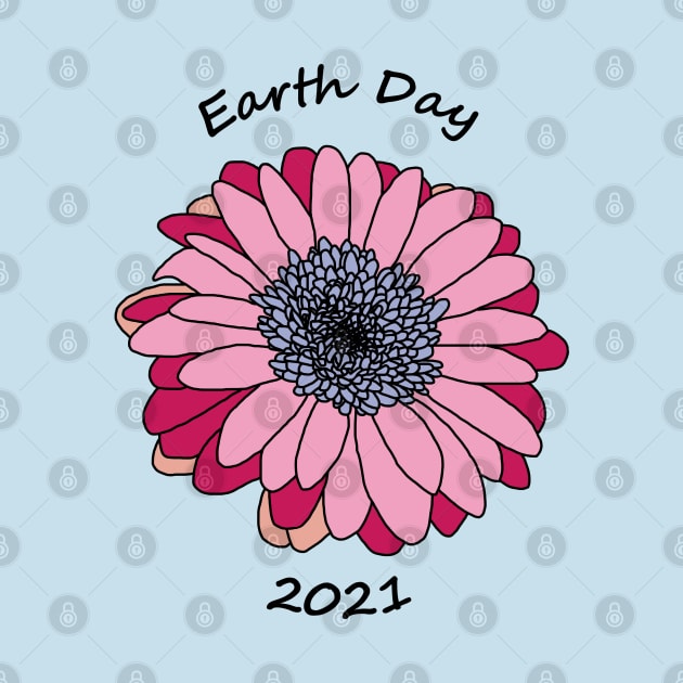 Gerbera Daisy for Earth Day 2021 by ellenhenryart