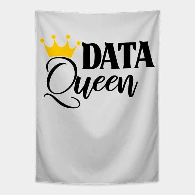 Data Queen Tapestry by RioDesign2020