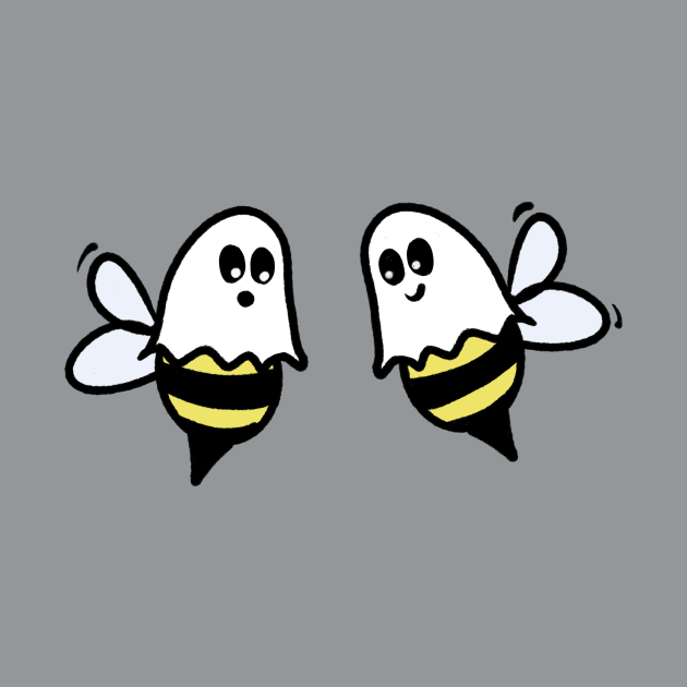 Ghost Boo Bees by Midnight Pixels