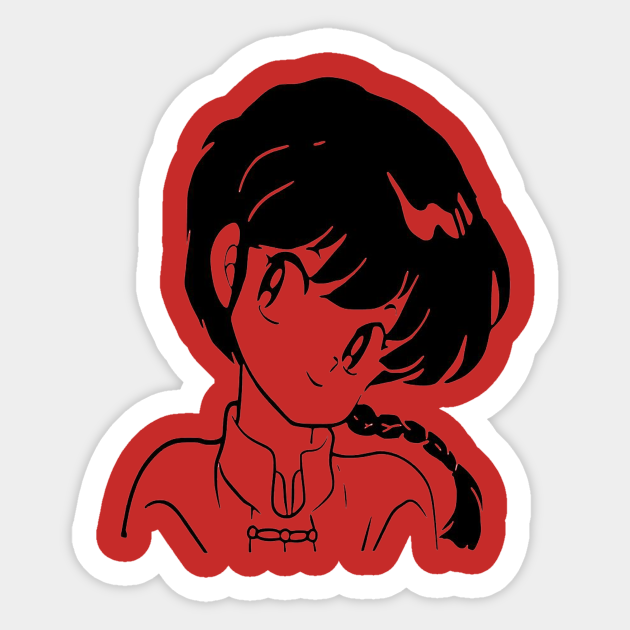 Ranma 1 2 Ranma Sticker Teepublic The main protagonist of the ranma 1/2 series. teepublic