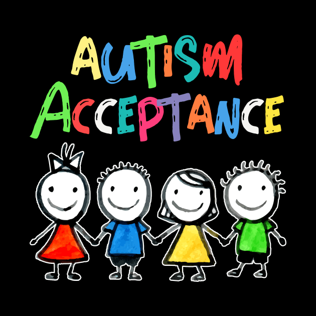 Autism Acceptance by Hip City Merch