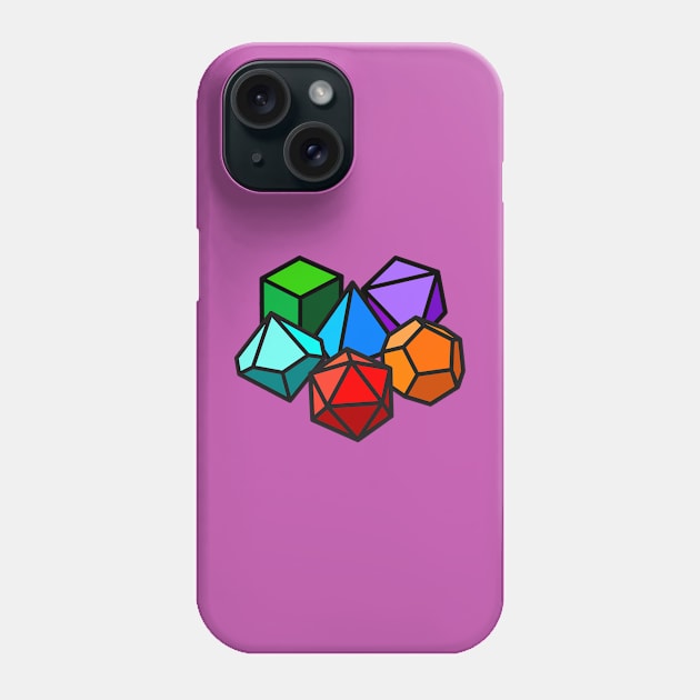 RPG Dice Phone Case by ChasingDesigns