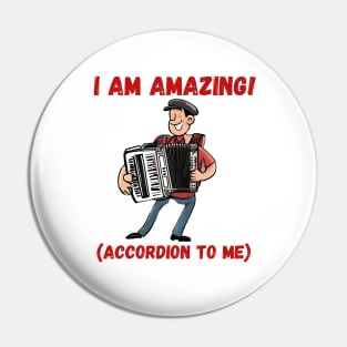 I am AMAZING! (accordion to me) Pin