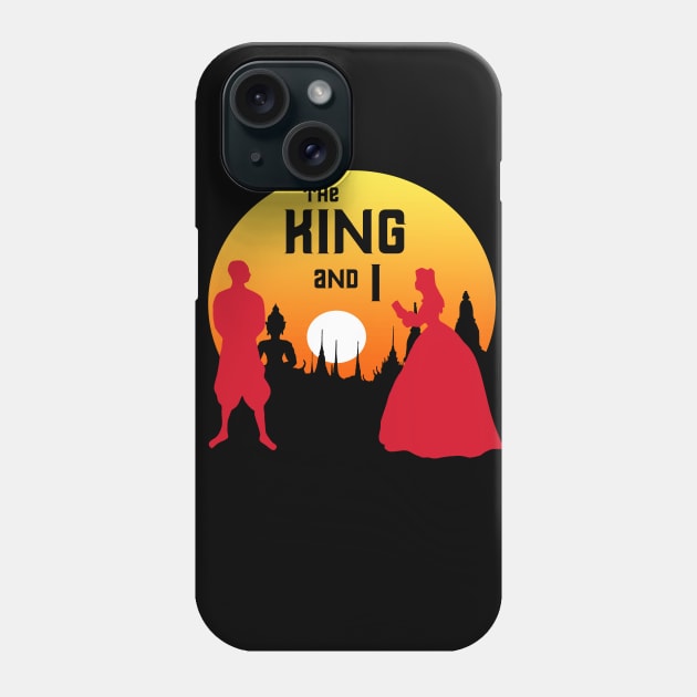 The King and I Design #2 (can be personalised) Phone Case by MarinasingerDesigns