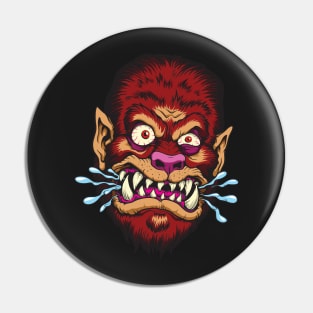 Classic Movie Monster Wolfman Pin