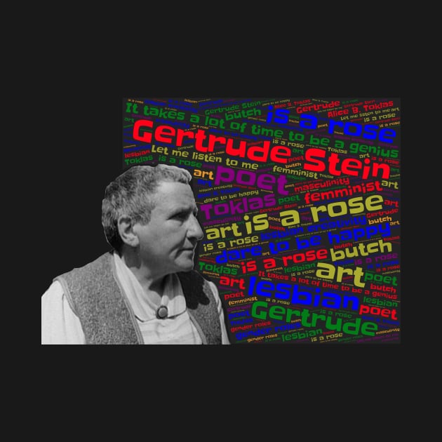 Gertrude Stein lesbian feminist icon by irresolute-drab