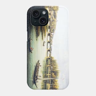 The Long Bridge in Potsdam by Carl Daniel Freydanc Phone Case