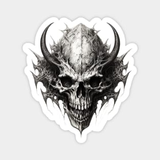 demogorgon skull Magnet