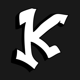 INITIAL "K" Street Art T-Shirt