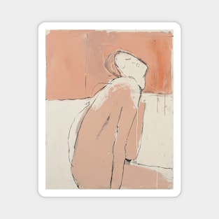 Abstract Female Figure Magnet
