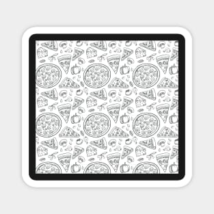 Cheese Pizza Pattern Magnet