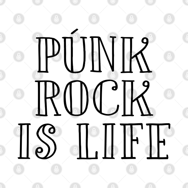 Discover Punk Rock girl music fan gift - Punk Rock - T-Shirts