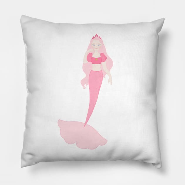 Mermaid 12 Pillow by littlemoondance