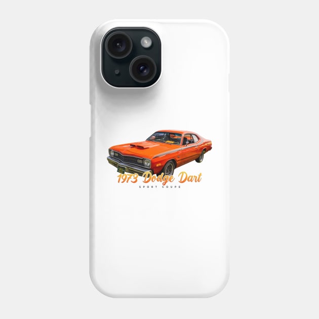 1973 Dodge Dart Sport Coupe Phone Case by Gestalt Imagery