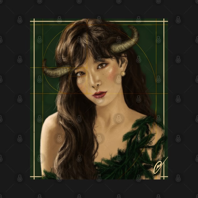 Taeyeon - Taurus painting by dangerbeforeyou