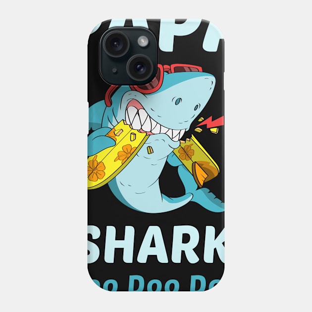 Family Shark 1 PAPA Phone Case by blakelan128