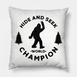 Bigfoot Hide & Seek World Champion Pillow