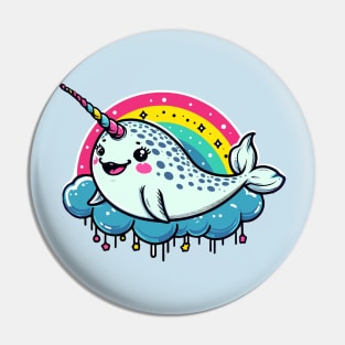 Charming Sea Unicorn Pin