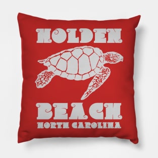 Holden Beach North Carolina Sea Turtle Pillow