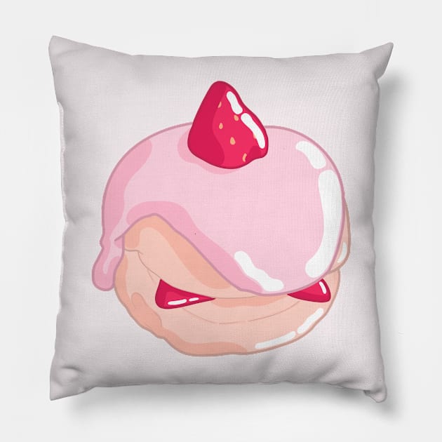 Strawberry cake Pillow by Raquel