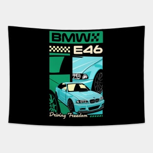 Retro BMW Tapestry