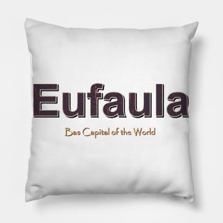 Eufaula Grunge Text Pillow