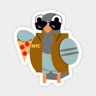 Big City Pizza Pidgeon Magnet