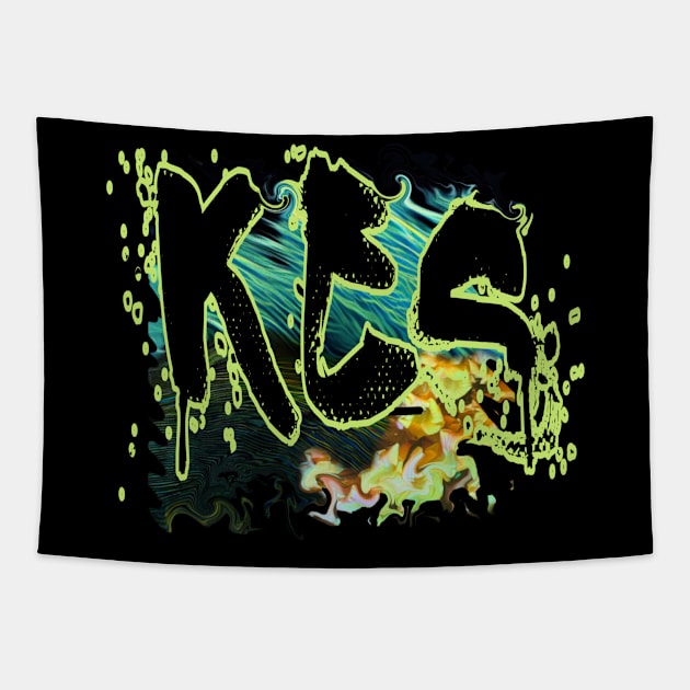 Knotty ends Surf check on me Tapestry by ericbear36