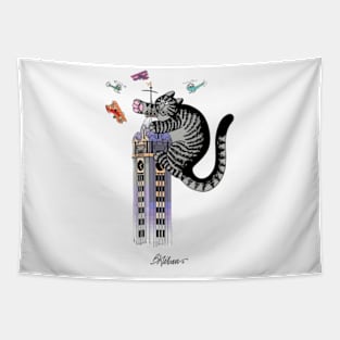 B Kliban Cat Tapestry