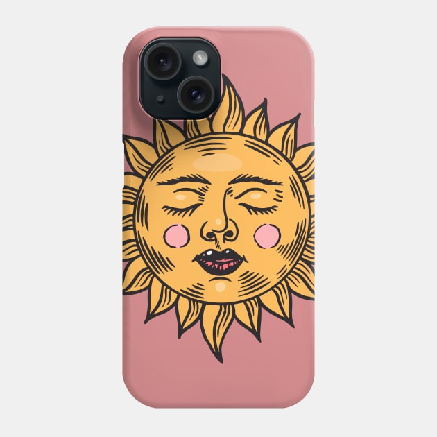 Smiling Groove Sun Phone Case by machmigo