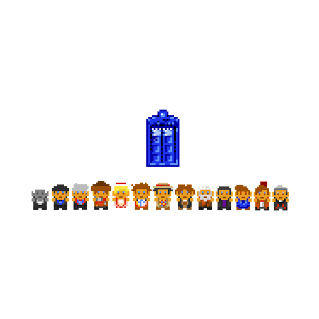 The 8bit Doctors. by SnowflakeOriginals