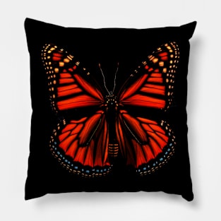 Monarch Butterfly Bright Colors Beautiful Insects Pillow