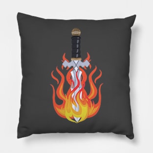 Fire Knives Pillow