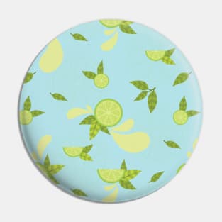 Citrus Splash Seamless Surface Pattern Design Pin