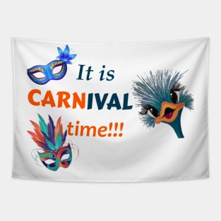 Mardi gras carnival time Tapestry