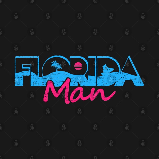 Retro Florida Man Vice by TextTees