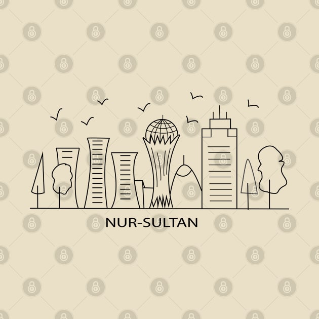 Nur-Sultan by prints_creators_