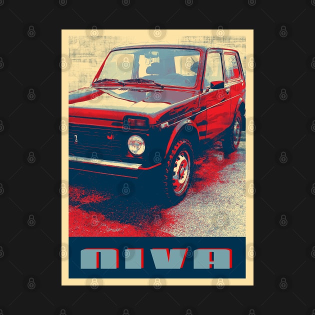 Lada Niva by hottehue