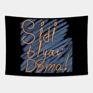 Sit f****g at home Tapestry