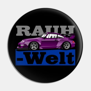 Rauh Welt Begriff Purple Pin