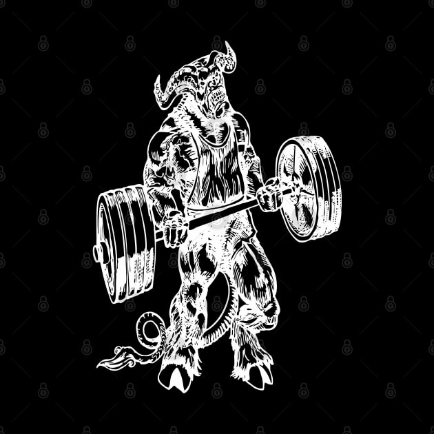 SEEMBO Devil Weight Lifting Barbell Fitness Gym Lift Workout by SEEMBO