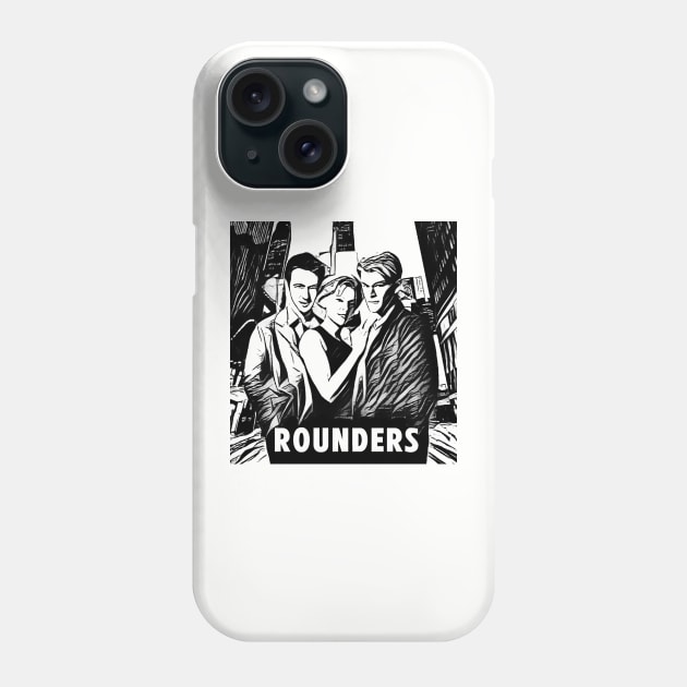 Rounders Phone Case by RetroScribbles