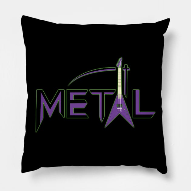 Joker Metal Guitar Pillow by RedBat