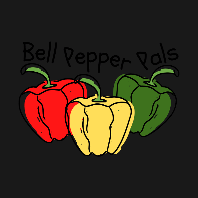 Hand Drawn Bell Peppers Minimal by monicasareen