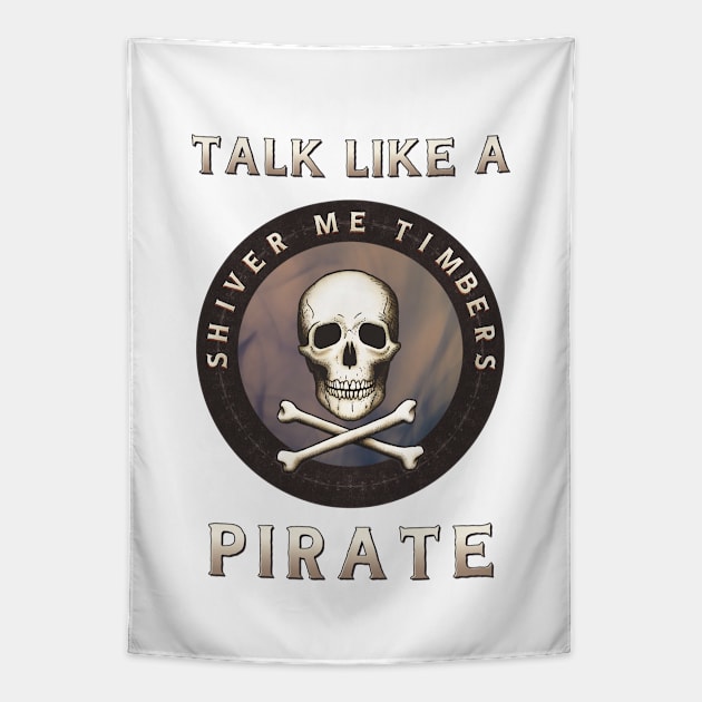 Shiver me Timbers Tapestry by ranxerox79