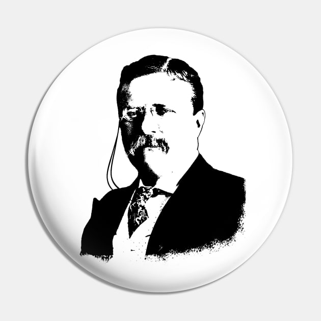 Theodore Roosevelt Portrait Pin by phatvo