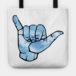 Blue Tie Dye Shaka Tote