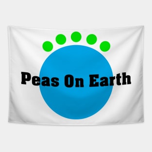 Peas on earth Tapestry