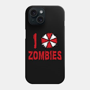 I Love Zombies Phone Case