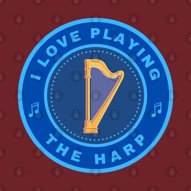 I love playing the Harp by InspiredCreative